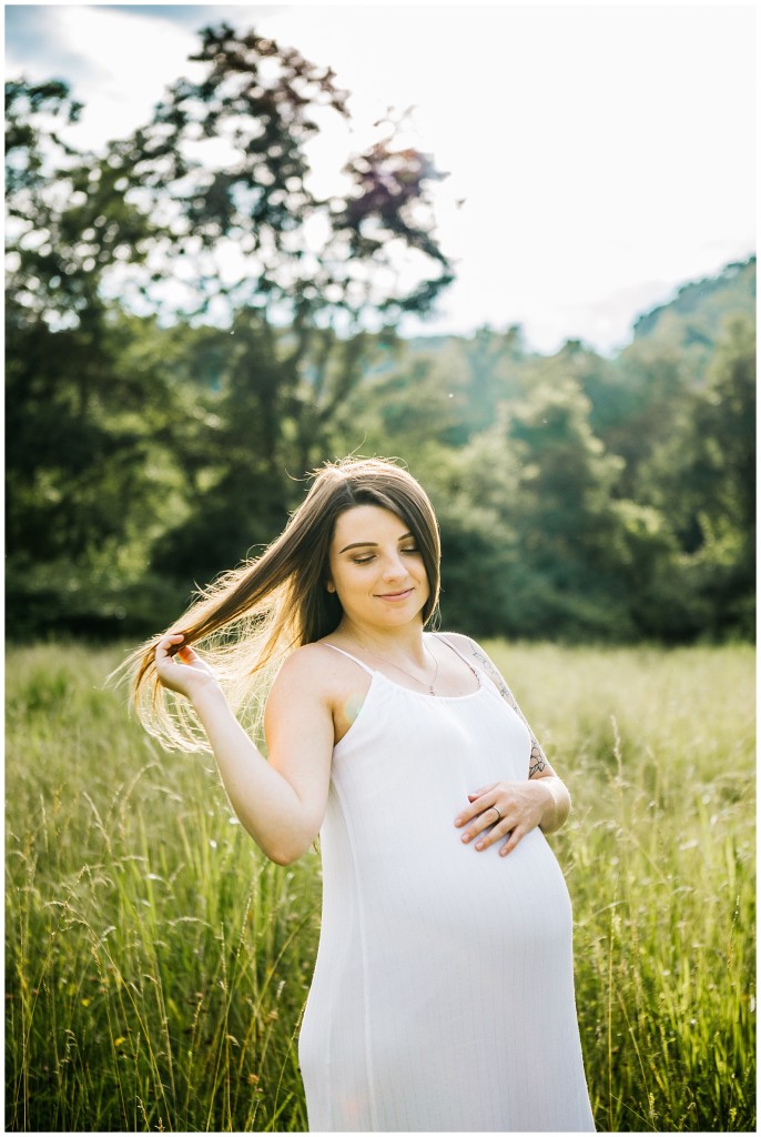 pgh field maternity photos