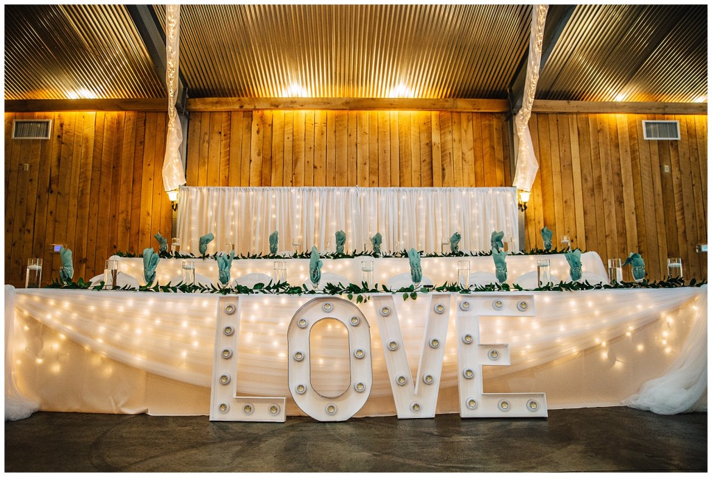 Renshaw Farms wedding reception