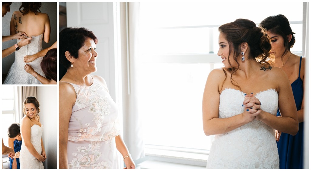 bride getting ready 