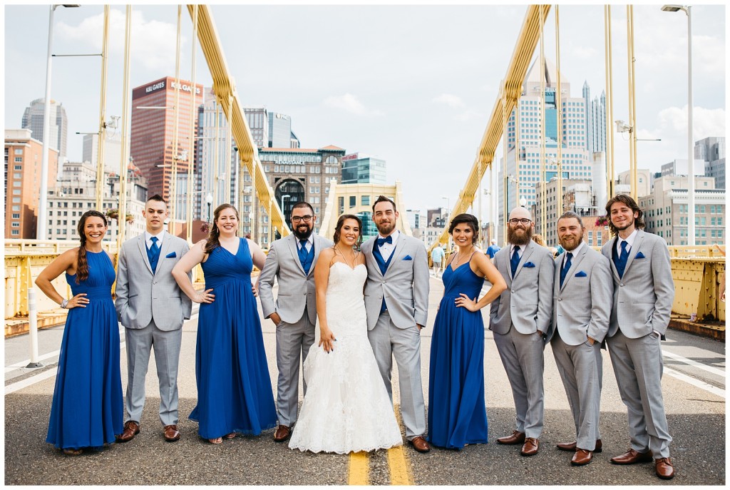 Roberto Clemente Bridge Wedding Photos