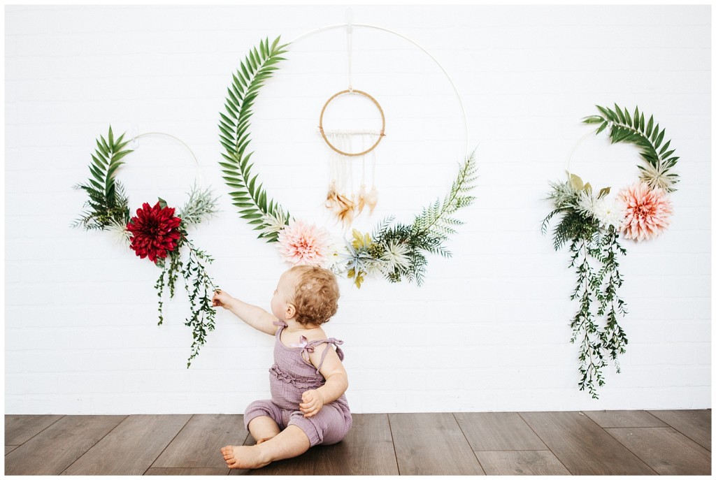 Boho 1 Year Old Photoshoot 