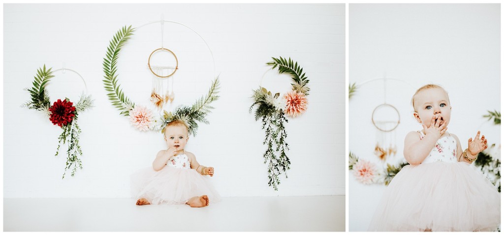 Boho 1 Year Old Photoshoot 