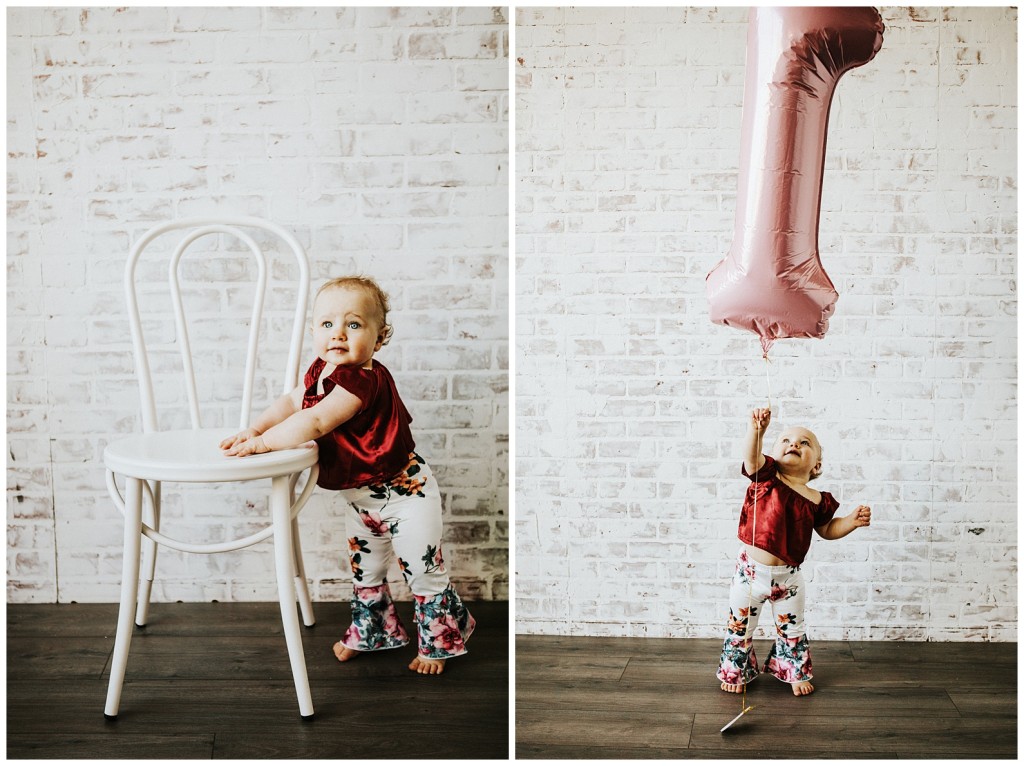Boho 1 Year Old Photoshoot 