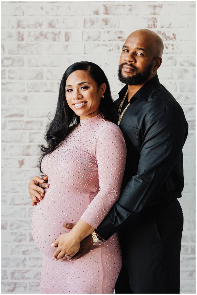 Classic Maternity Session in studio