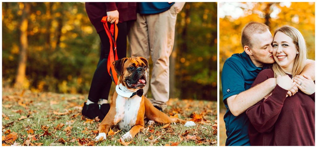 Fall Engagement Photos at Schenley Park
