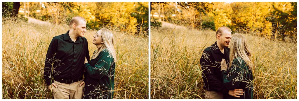 Fall Engagement Photos at Schenley Park