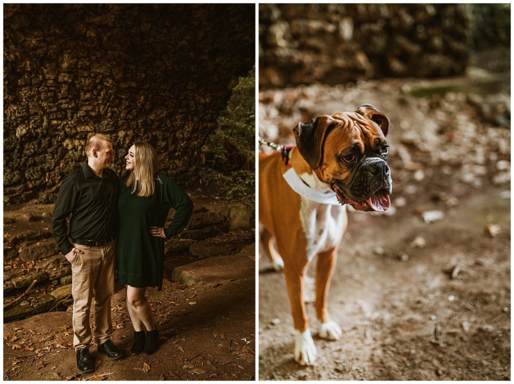 Fall Engagement Photos at Schenley Park