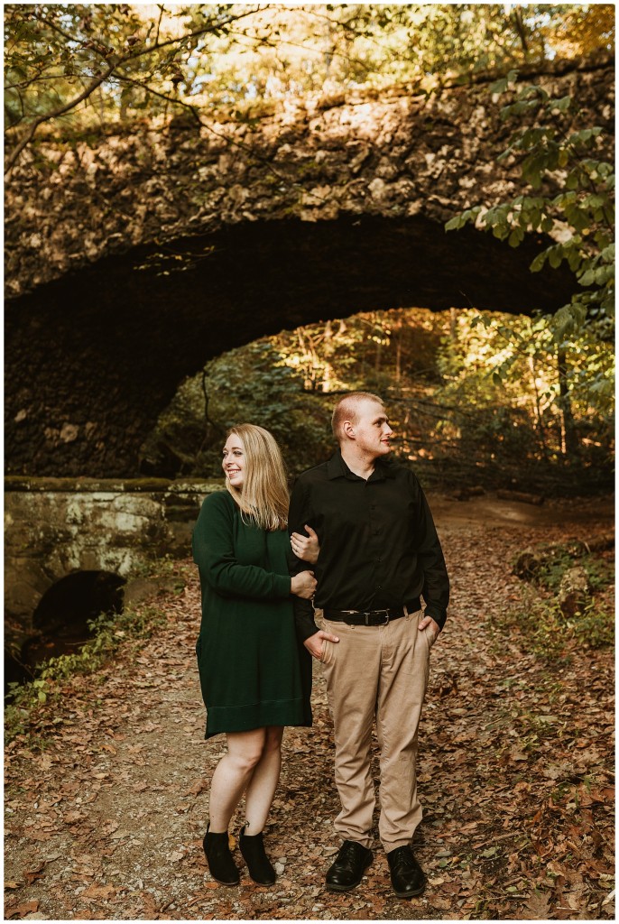 Fall Engagement Photos at Schenley Park