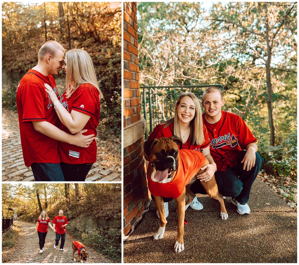 Fall Engagement Photos at Schenley Park