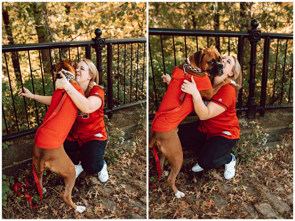 Fall Engagement Photos at Schenley Park