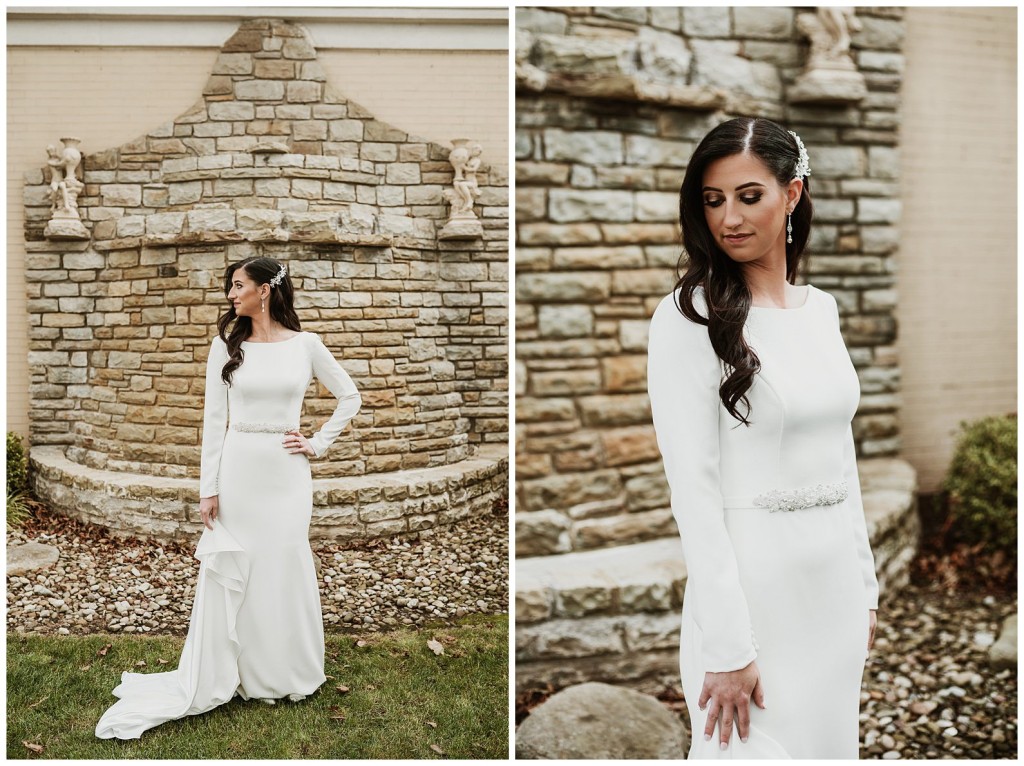 bride getting ready at crowne plaza