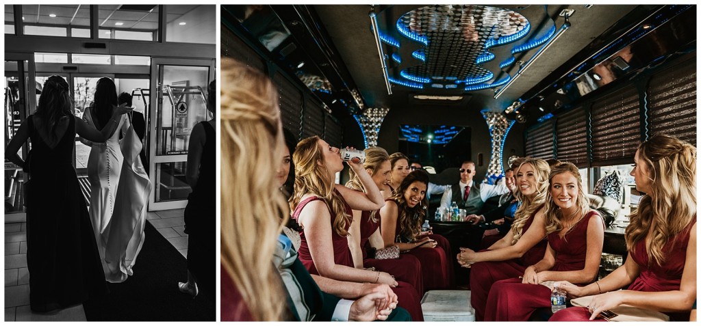 bride getting ready at crowne plaza