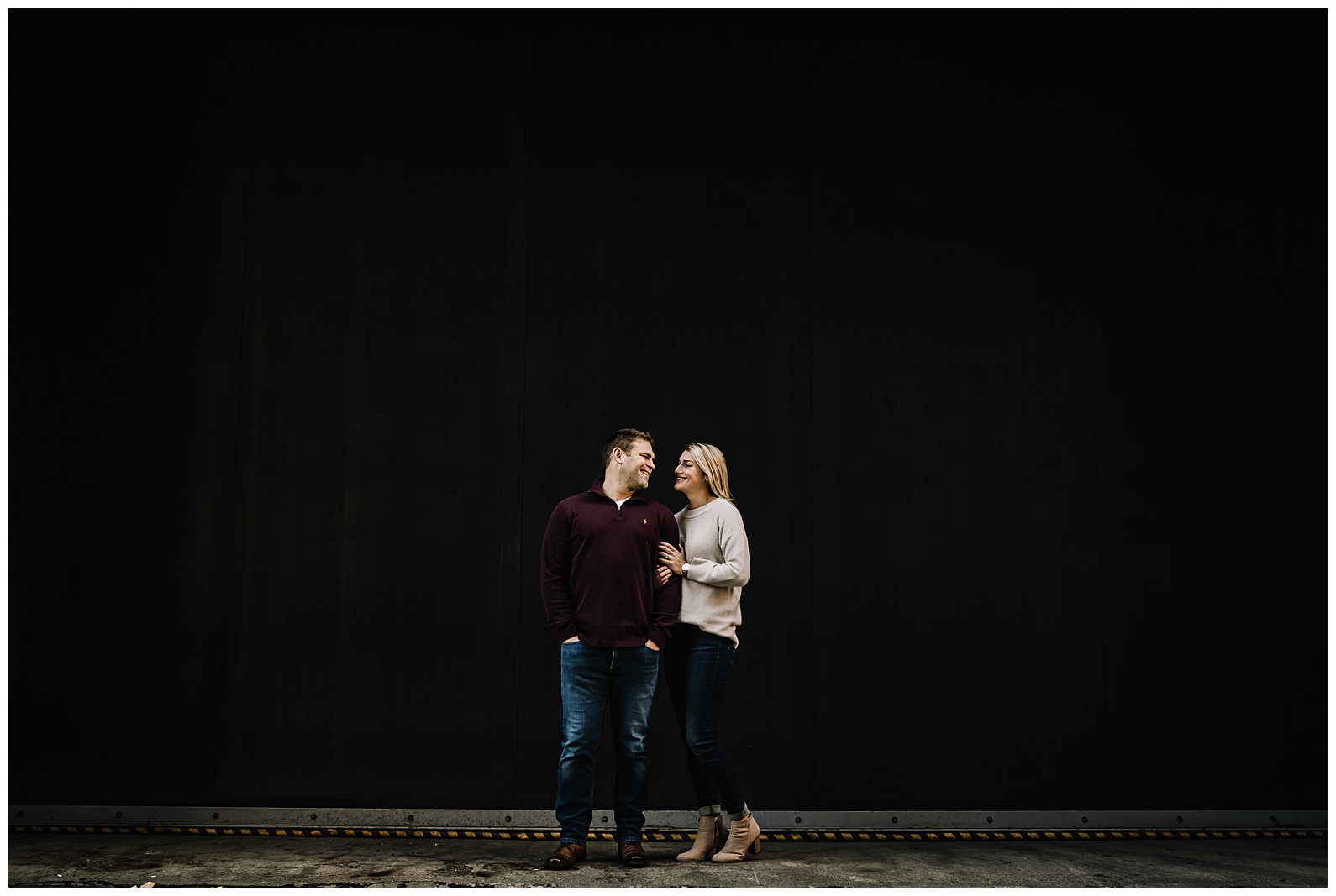 Downtown Pgh Fall Engagement Shoot