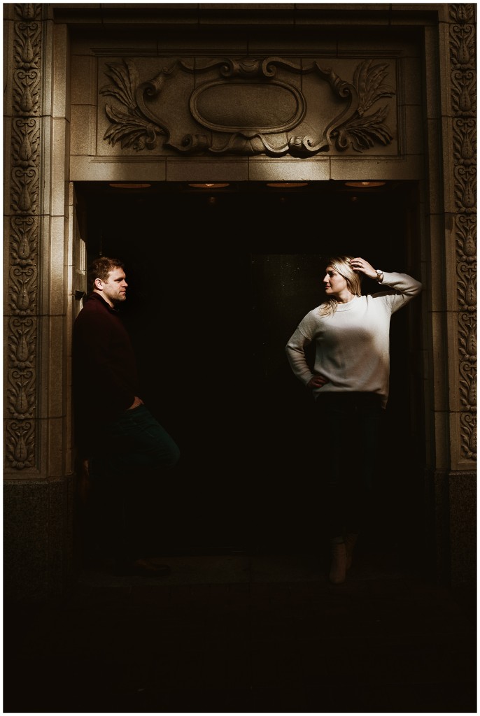 Downtown Pgh Fall Engagement Shoot