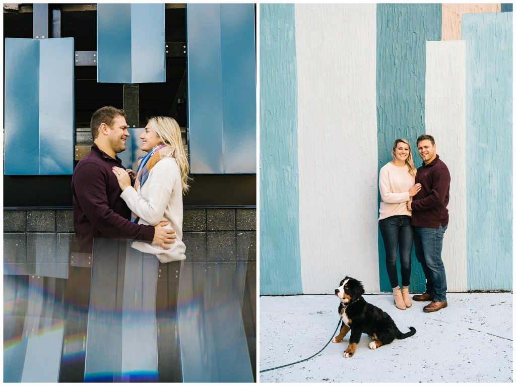 Downtown Pgh Fall Engagement Shoot