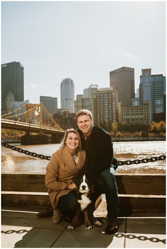 engagement photos downtown pgh