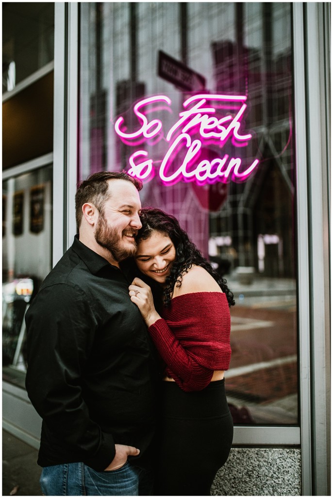 Eclectic Downtown Pgh Engagement Photos_0016