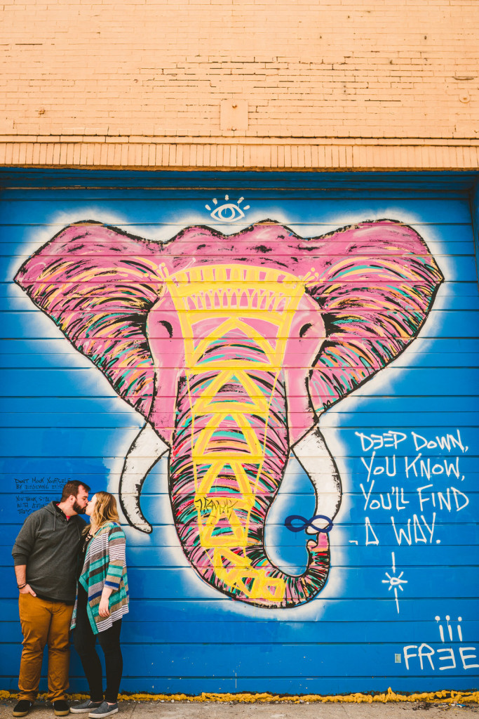 elephant mural southside pgh