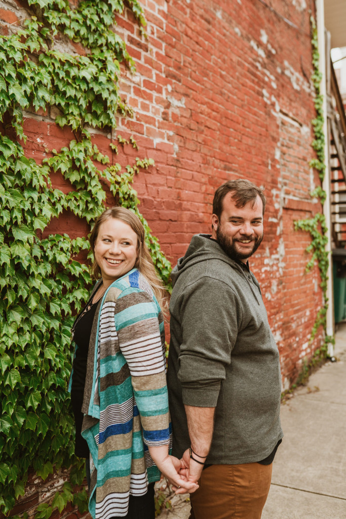 southside pgh engagement photo