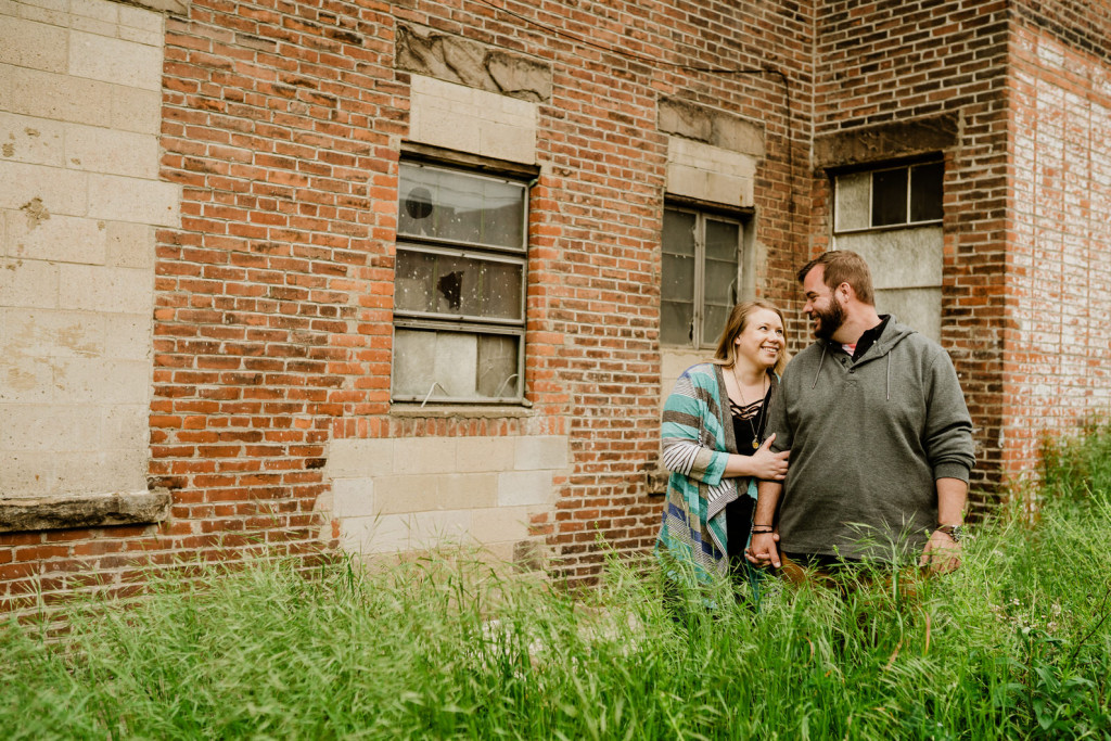 southside pgh engagement photo