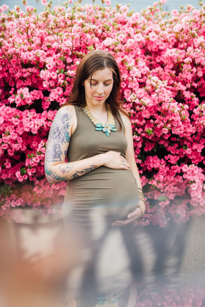 Flower Maternity Session