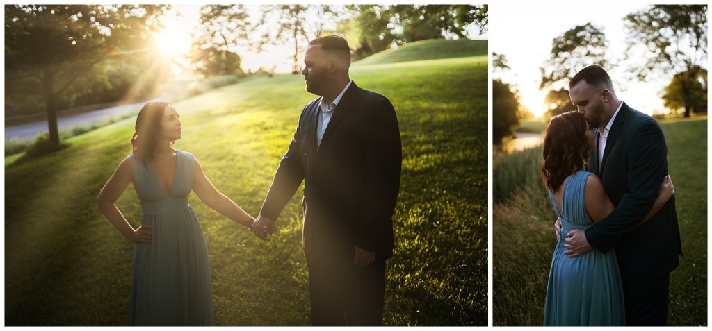 Dressy Schenley Park Engagement Photos