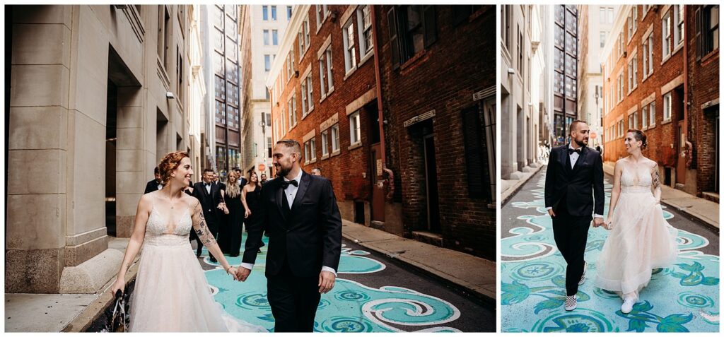 Downtown Pgh wedding photos