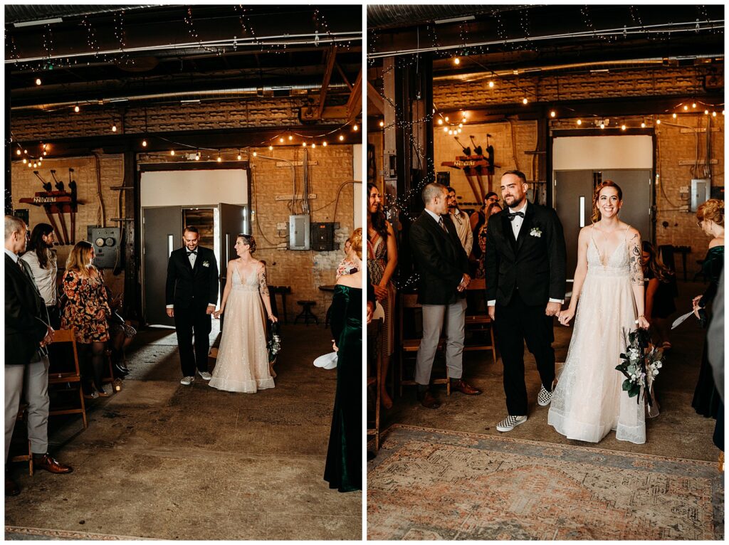 kinsey Events Warehouse Industrial Wedding 