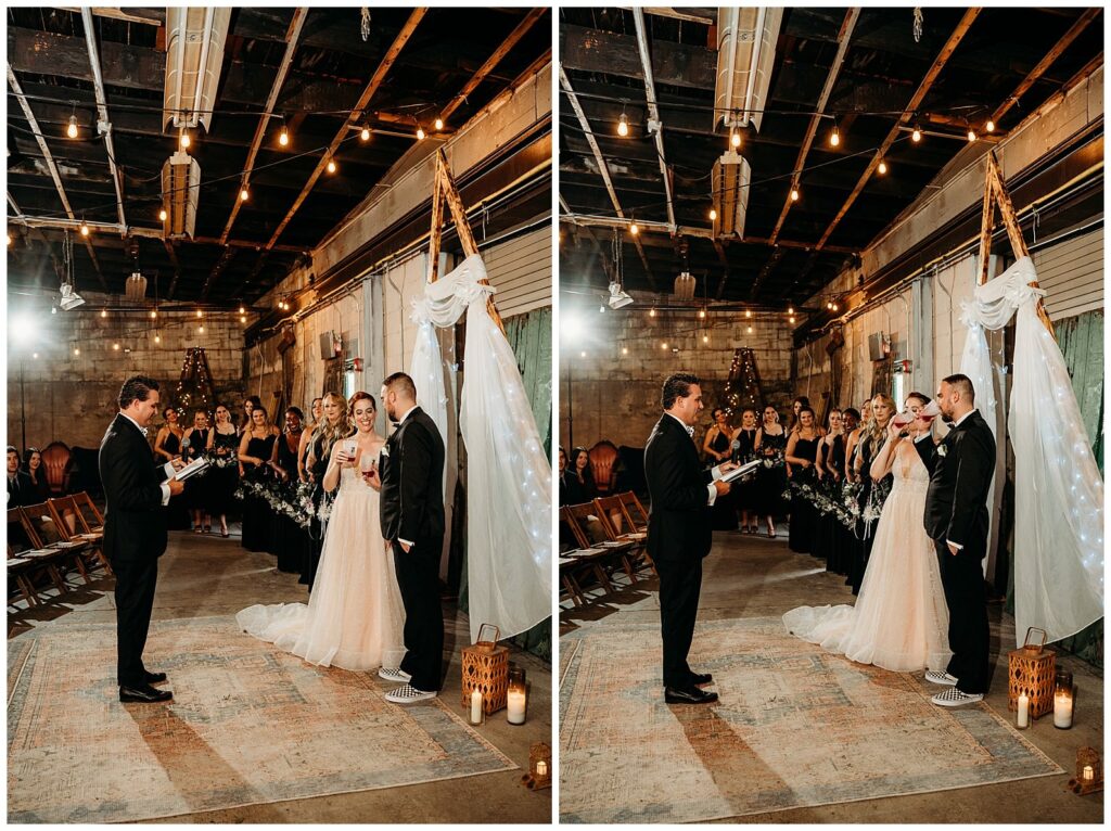 kinsey Events Warehouse Industrial Wedding 