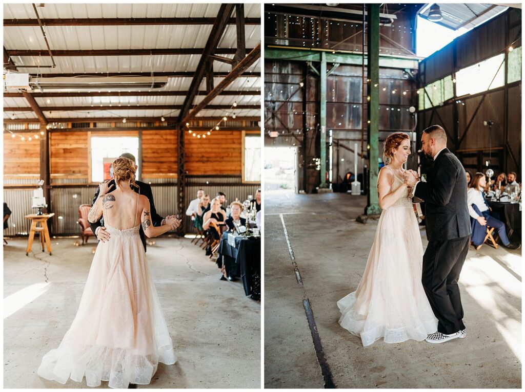 kinsey Events Warehouse Industrial Wedding 