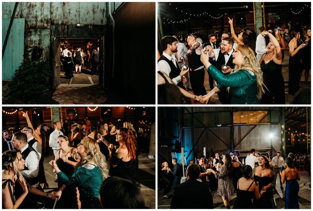 kinsey Events Warehouse Industrial Wedding