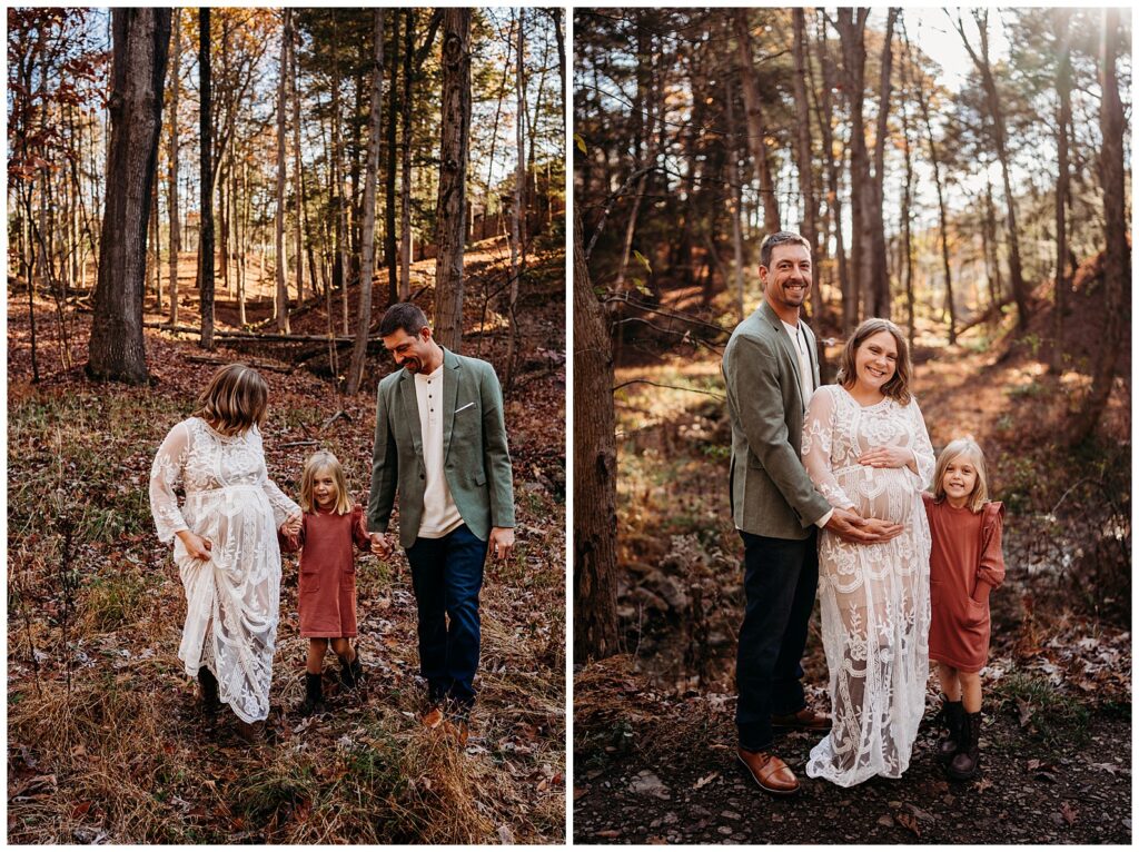 Fall Run Maternity Photos