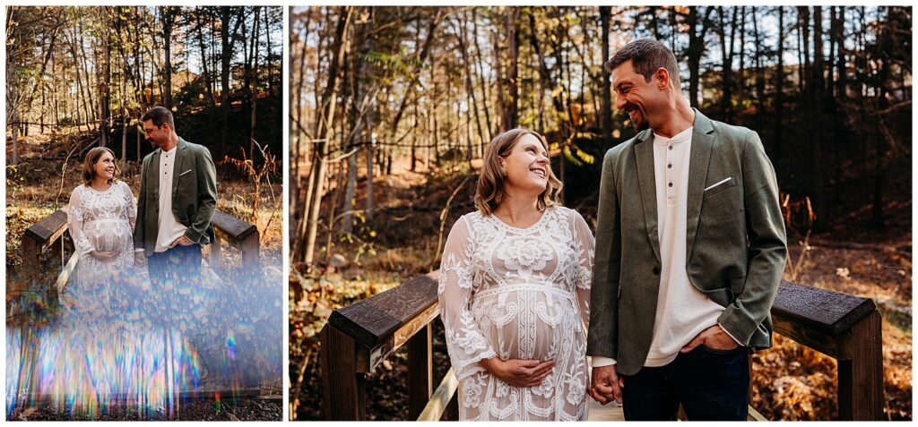 Fall Run Maternity Photos