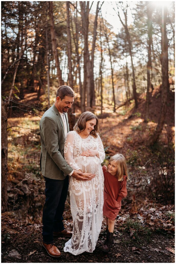 Fall Run Maternity Photos