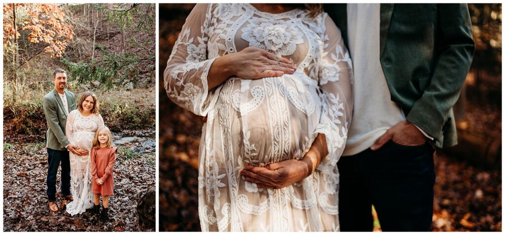 Fall Run Maternity Photos