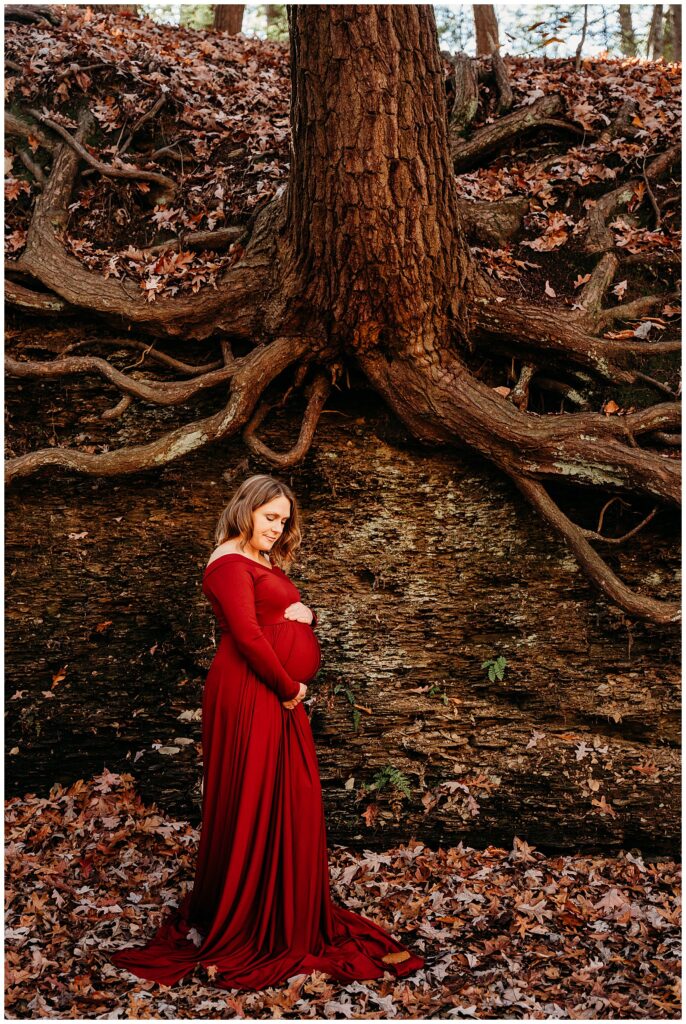 Fall Run Maternity Photos