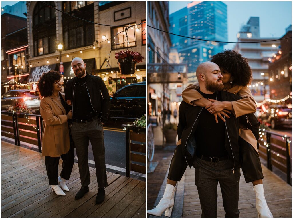 Downtown Pgh Engagement Photos